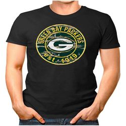 om3&ampreg &8211 green bay-badge &8211 t-shirt | men&8217s | american football shirt | s &8211 4xl