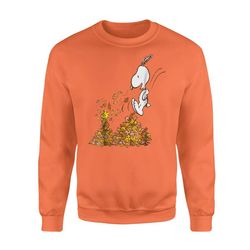 peanuts funny snoopy charlie brown thanksgiving sweatshirt