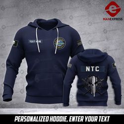 personalized ntc- kentucky department of corrections 3d all-over pullover hoodie print unisex correctional officer lmt