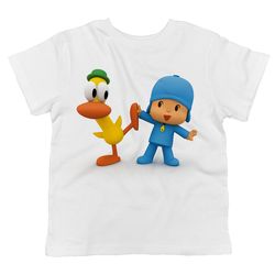 pocoyo &8211 pocoyo and pato high five toddler 100 cotton t-shirt