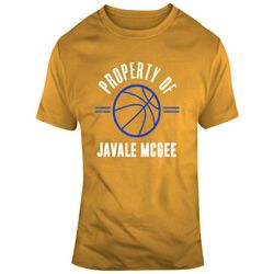 property of javale mcgee los angeles basketball fan t shirt