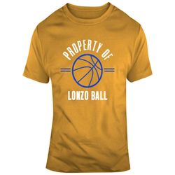 property of lonzo ball los angeles basketball fan t shirt