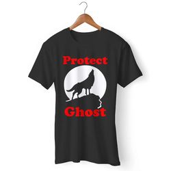 protect ghost game of thrones jon snow&8217s direwolf parody gildan man&8217s t-shirt