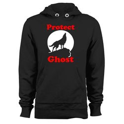 protect ghost game of thrones jon snow&8217s direwolf parody unisex hoodie