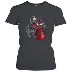 queens of new york shirt venom and spiderman women&8217s t-shirt