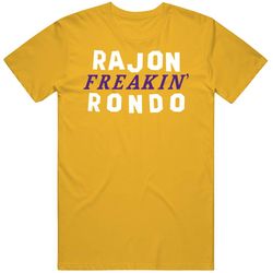 rajon rondo freakin los angeles basketball fan v3 t shirt