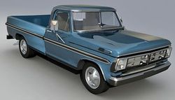 beauty 1 3d model car stl 3d printing ford pickup