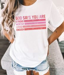 god says you are valentine shirt, jesus valentine shirt, valentine doodle shirt, christian valentine shirt, valentine