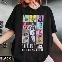 funny caitlin clark the eras tour shirt