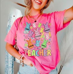 teacher of the sweetest peeps shirt, teacher easter day shirt, cute easter shirt, teaching favorite peeps shirt, teacher