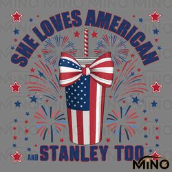 coquette she loves america and stanley too png