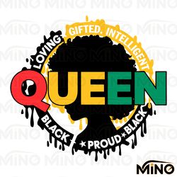 queen black women happy juneteenth svg digital download files