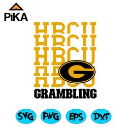 grambling state university svg, hbcu collection, new hbcu, hbcu svg, historically black college designs svg