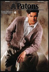 knitting pattern mens designs patons 836 vintage