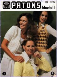 knitting pattern patons 538 vintage