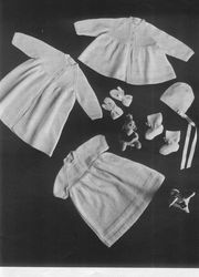 vintage knitting pattern for baby patons knitted layette