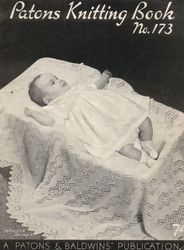 vintage coat dress knitting pattern for baby patons 173 vintage baby knits