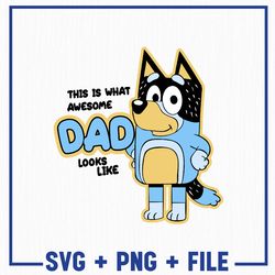 bluey bundle svg and png, dad svg, bluey png, bluey family svg