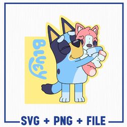 bluey family svg, bluey bundle svg and png, bluey png