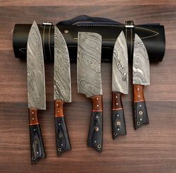 savor the flavor: bm-5014 5-piece bbq damascus chef knife set - blademaster