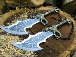 kratos blades of chaos | god of war twin blades with wall mount