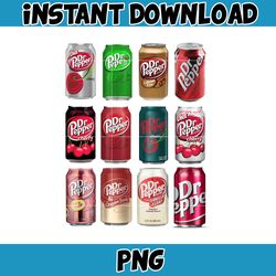 vintage soda canned png digital download, soda drpepper can png, drpepper instant download