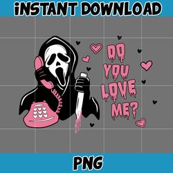 Ghostface Horror Valentine PNG, Valentine's Day Horror Character, Horror Valentine Png, Valentine's Day Png (7)