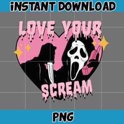 ghostface horror valentine png, valentine's day horror character, horror valentine png, valentine's day png (8)