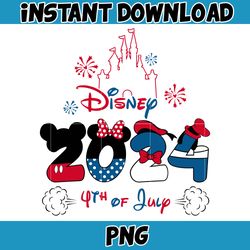 disney 2024 4th of july png, magical castle png, retro 4th of july png, happy 4th of july png, fourth of july