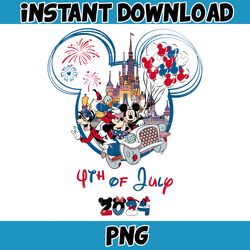 mouse 4th of july 2024 png, mouse and friends png, magical castle png, retro 4th of july png, happy 4th of july png