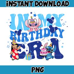 in my birthday era png, cartoon birthday png, birthday png, kids birthday png, birthday gift, instant download