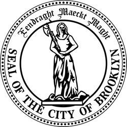 seal of brooklyn new york vector file black white vector outline or line art file