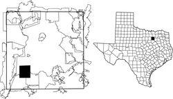 dallas county texas incorporated areas duncanville highighted vector file black white vector outline or line art file