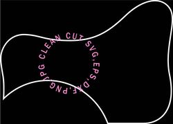 gibson l-00 acoustic guitar pickguard vector file black white vector outline or line art file