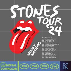 the rolling stones hackney diamonds tour 2024 schedule list svg, rolling stones 2024 hackney diamonds tour svg, rolling