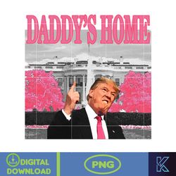 daddy's home donald trump png, pink trump 2024 png, the return american png, real good man good daddy png (4)