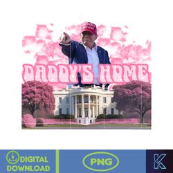 daddy's home donald trump png, pink trump 2024 png, the return american png, real good man good daddy png (7)