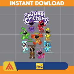 smiling critters png, playtime friends png, smiling critters catnap sublimation design with diy, cartoon png