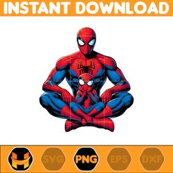 spider man dad and son png, super hero dad and son png, father's day 2024 png, father's day png sublimation, clipart (3)