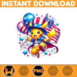 pokemon america png, funny cartoon fourth of july png, cartoon independence day png, 4th of july png