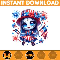 america sally png, horror movie fourth of july png, cartoon independence day png, 4th of july sublimation, america png