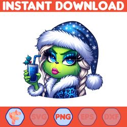 blue grinch girl png, bougie grinch png (1)