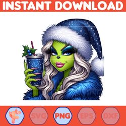 blue grinch girl png, bougie grinch png (14)