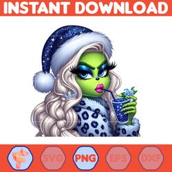 blue grinch girl png, bougie grinch png (15)