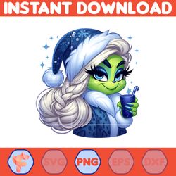blue grinch girl png, bougie grinch png (17)