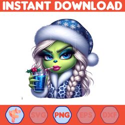 blue grinch girl png, bougie grinch png (18)