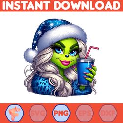 blue grinch girl png, bougie grinch png (4)