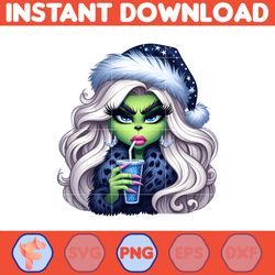 blue grinch girl png, bougie grinch png (6)
