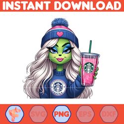 blue boujee christmas green mean girl png clipart, fashion sporty girl christmas clipart (14)