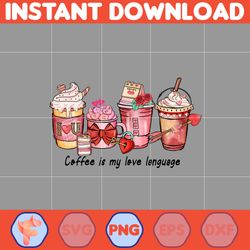 valentine coffee png, valentine coffee png, valentine drinks png, latte drink png, xoxo png, coffee lover, valentine sub